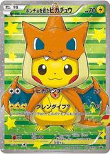 ポンチョを着たピカチュウ[208/XY-P]